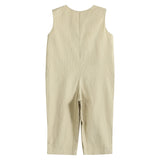 Tan Pumpkin Truck Overalls