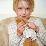 Teddy Plush Toy: Gingham - HoneyBug 