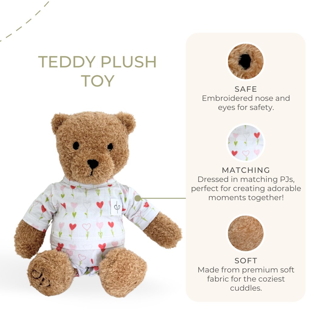 Teddy Plush Toy: Growing Love - HoneyBug 