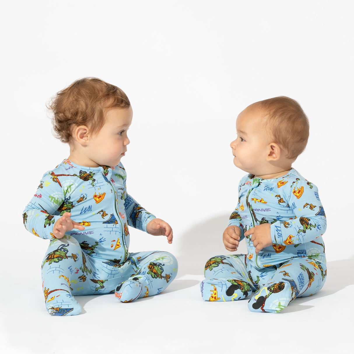 Teenage Mutant Ninja Turtles: Mutant Mayhem Movie Bamboo Convertible Footie - HoneyBug 