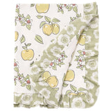 Apple Blossoms Stroller Blanket