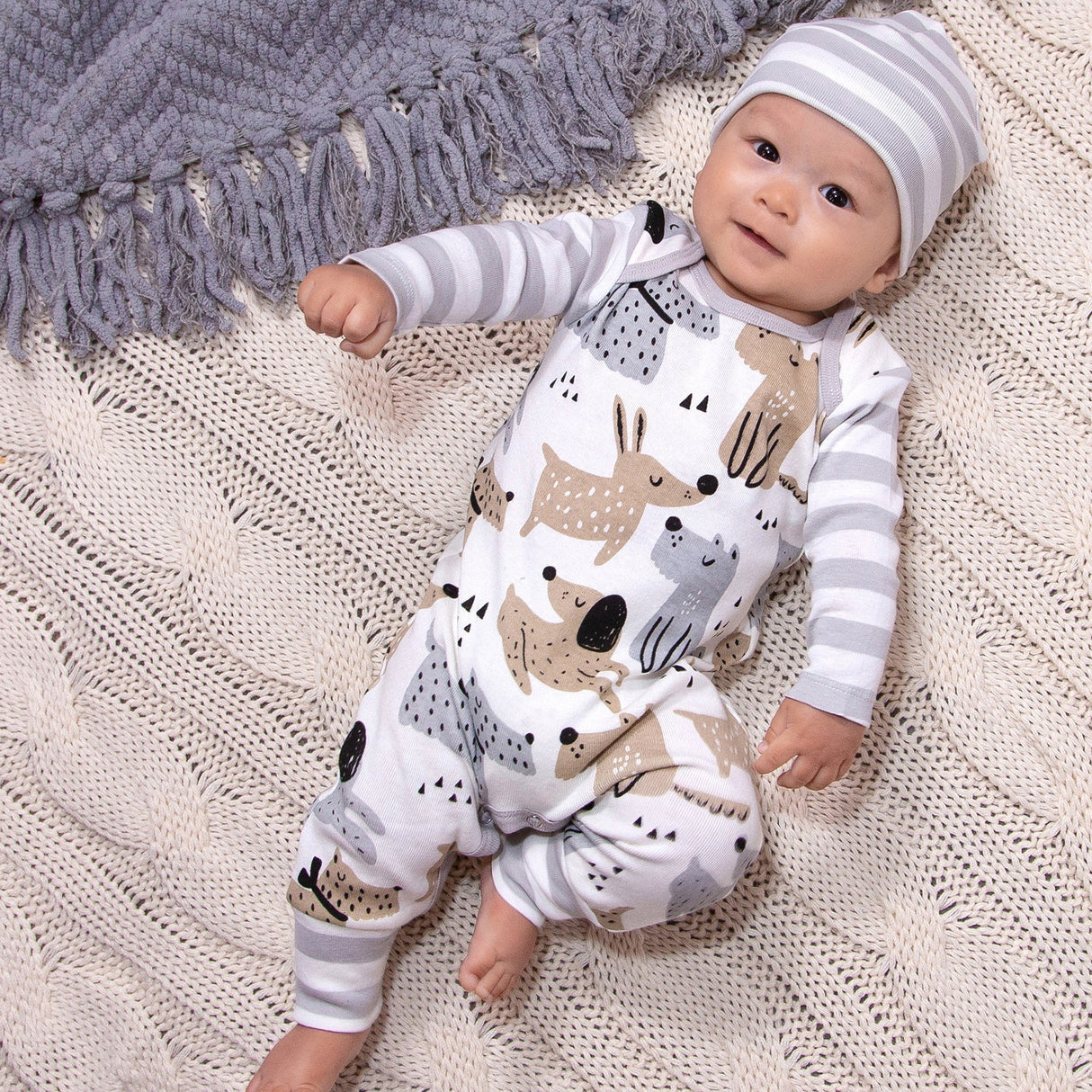 Puppy Dogs Romper - HoneyBug 