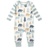 Bear Woodland Romper - HoneyBug 