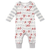 X's & O's Baby Valentine Romper