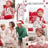 Christmas Santa Bamboo Cotton Boys Set - HoneyBug 