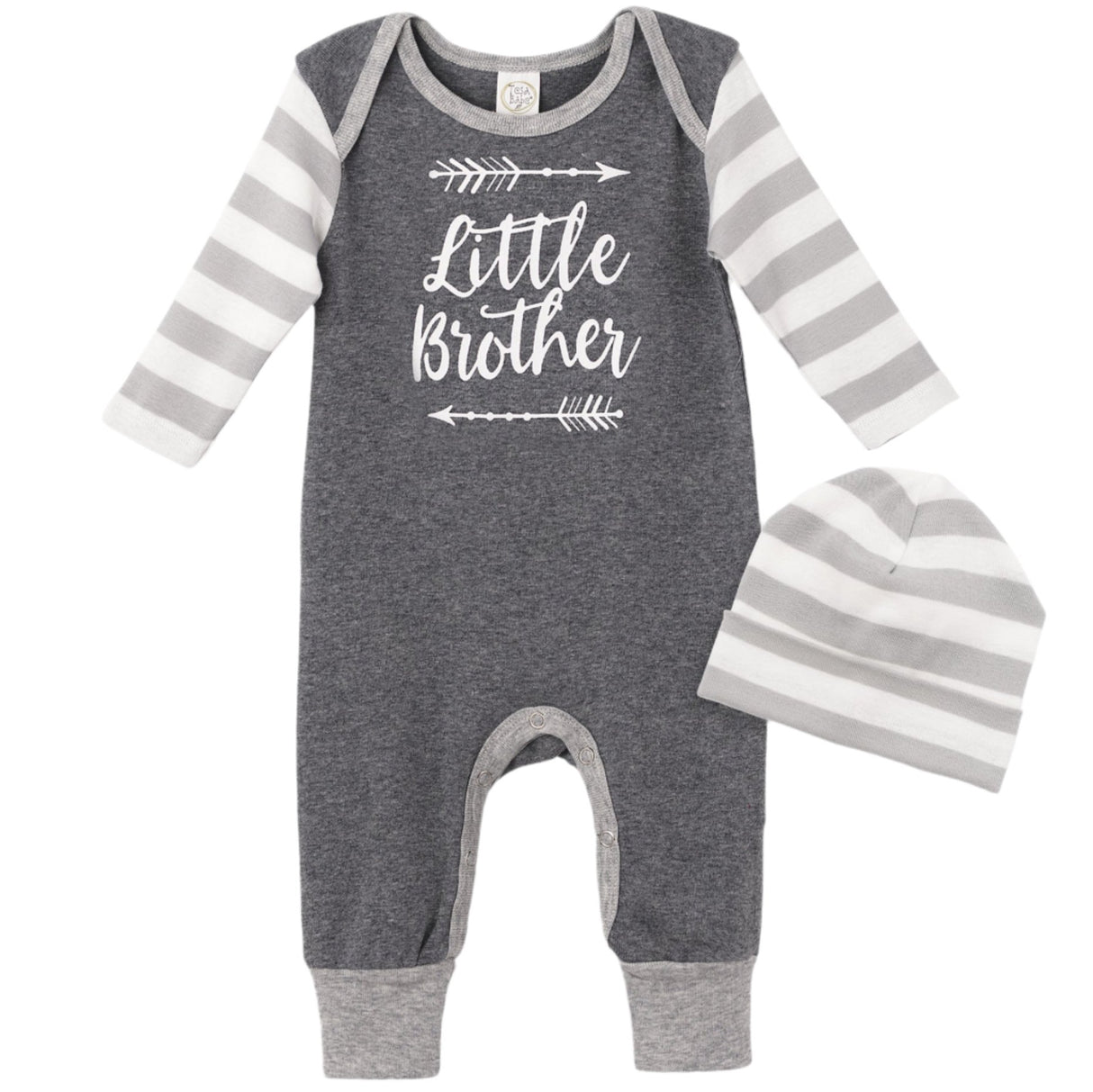 2-Pc Gift Set Little Brother Romper - HoneyBug 