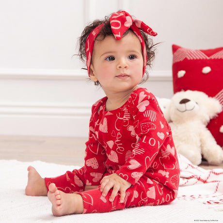 Heart Love Romper - HoneyBug 