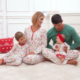 Cozy Christmas Romper - HoneyBug 