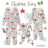 Christmas Fancy Romper - HoneyBug 