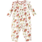 Fall Harvest Empire Waist Bamboo Romper - HoneyBug 