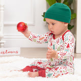 Cozy Christmas Romper - HoneyBug 