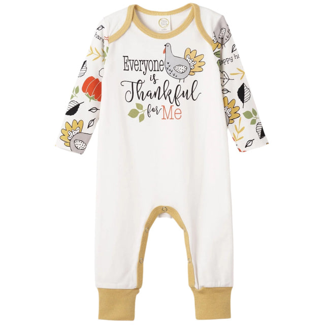 Everyone Is Thankful For Me Bamboo Romper - HoneyBug 