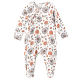 Thanksgiving Harvest Bamboo Zipper Romper - HoneyBug 