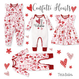 Hearts Girl's Pajama Set - HoneyBug 