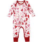 Hearts Valentine Romper - HoneyBug 