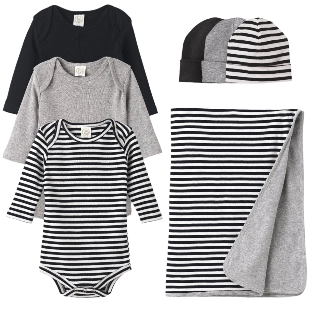 7-Pc Grey & Black Gift Set