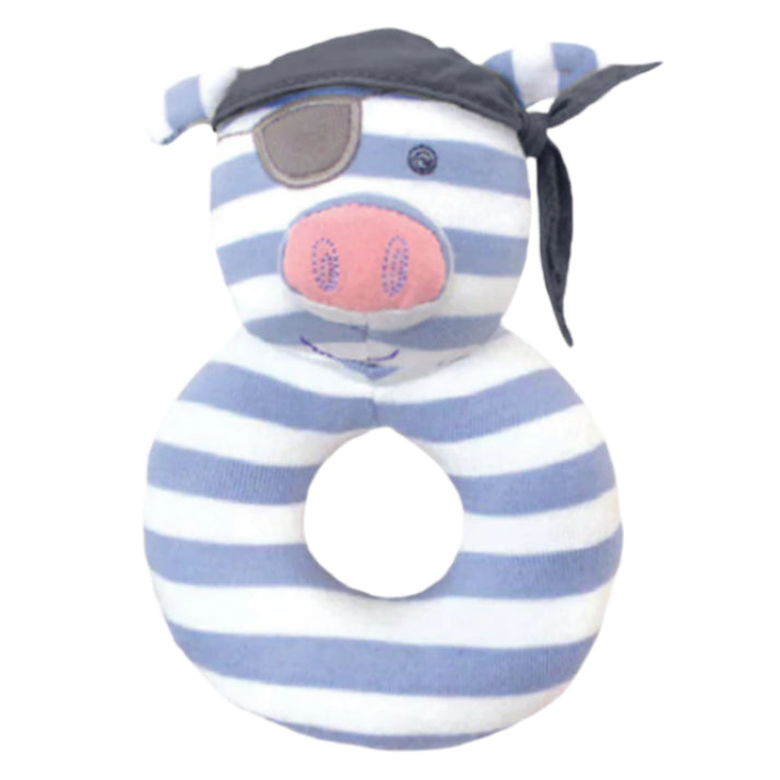 Pirate Pig - Teething Rattle - HoneyBug 
