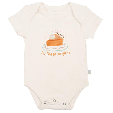 graphic bodysuit | thanksgiving pie - HoneyBug 