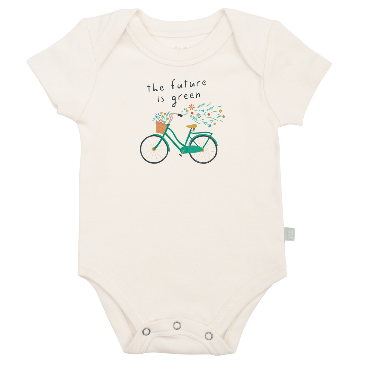 graphic bodysuit | future is green - HoneyBug 