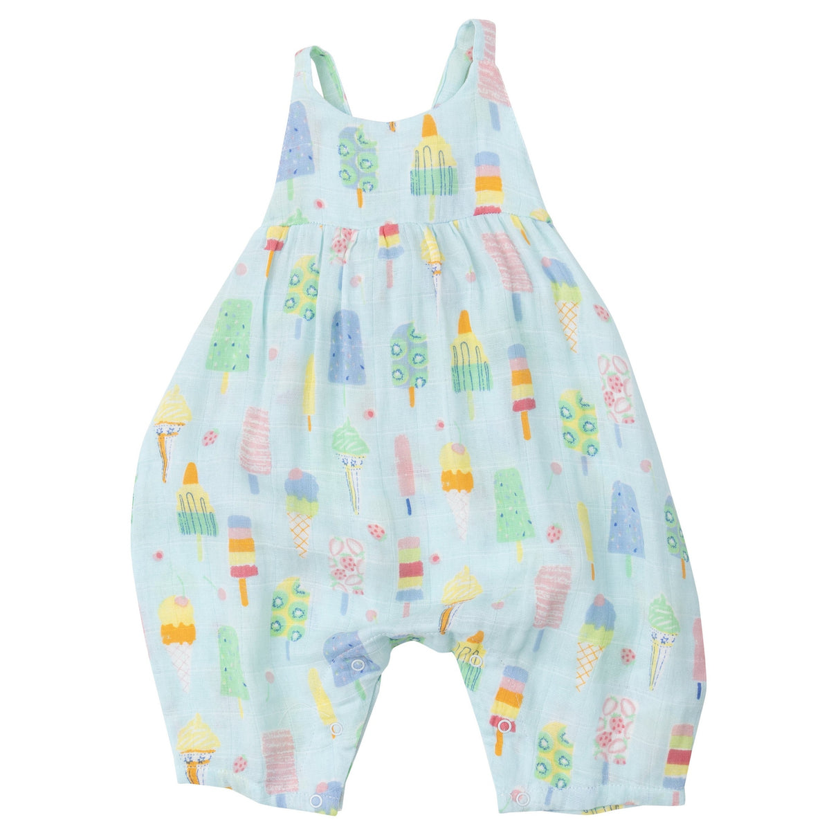 Tie Back Romper - Fruit Dream Popsicles - HoneyBug 