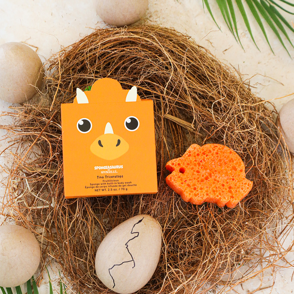 Tina Triceratops | Spongeasaurus Dinosaur Buffer - HoneyBug 