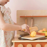 Tiny Land® Modern & Versatile Wooden Kids Play Kitchen - HoneyBug 