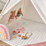 Tiny Land® Teepee for Kids with Mat - HoneyBug 