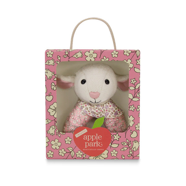 Patterned Rattle - Lamby - HoneyBug 