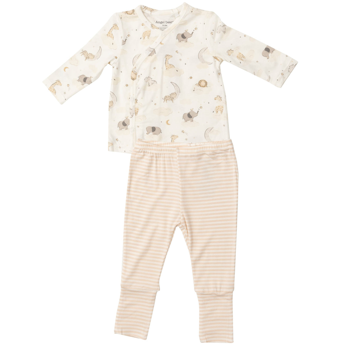 Tmh Set With Roll Over Cuff Pant - Dreamy Safari