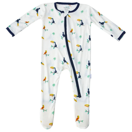 Toucan Zippered Footie - HoneyBug 