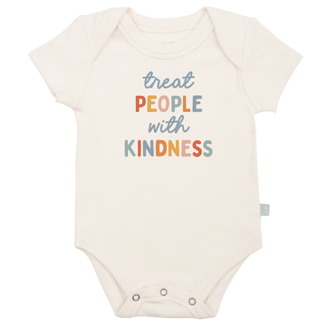 graphic bodysuit | treat people with kindness - HoneyBug 