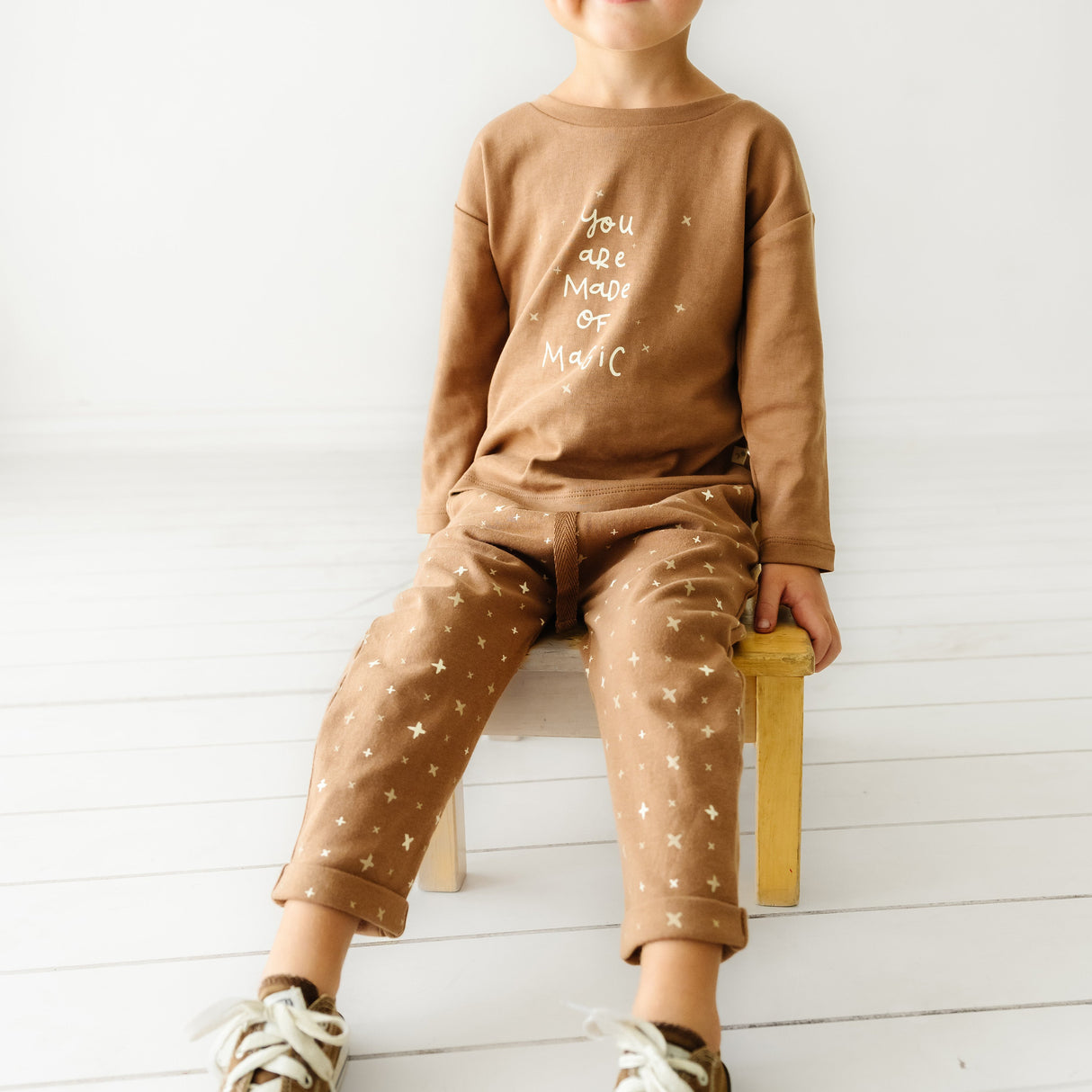 Organic Kids T-Shirt & Pant Set - Magic