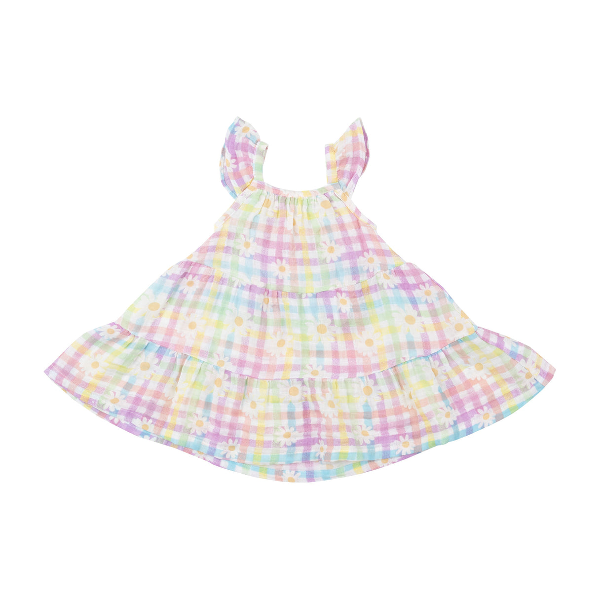 Twirly Dress - Gingham Daisy - HoneyBug 