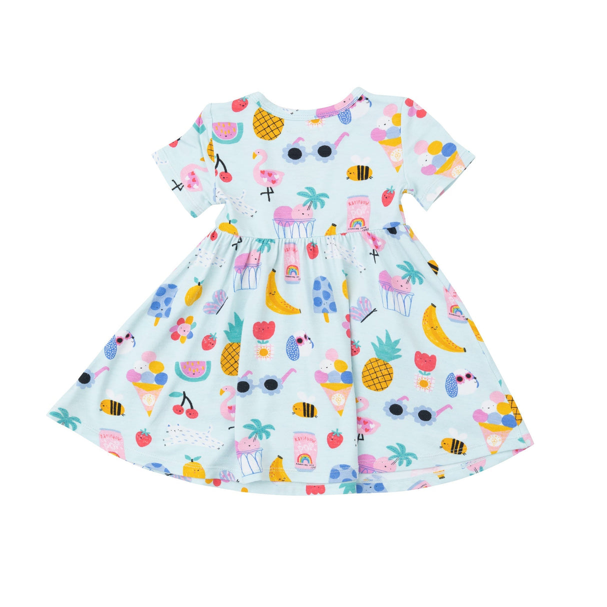 Twirly S/S Dress - Ice Cream Giggles - HoneyBug 