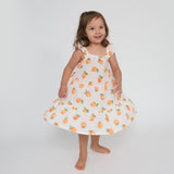 Twirly Sundress & Diaper Cover - Peaches