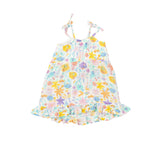 Twirly Tank Dress & Diaper Cover - Tropical Fish Floral - HoneyBug 