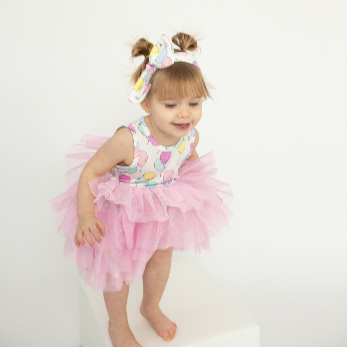 Twirly Tank Tutu Dress - Balloons - HoneyBug 