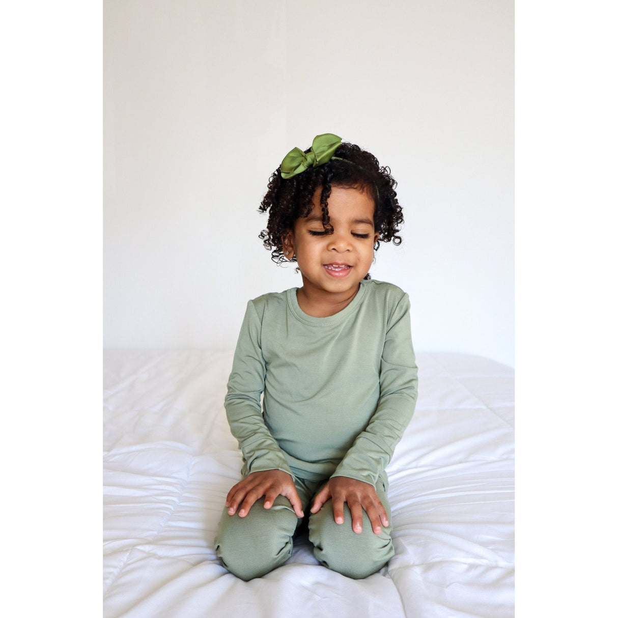 Two-Piece Pajamas - Sage - HoneyBug 