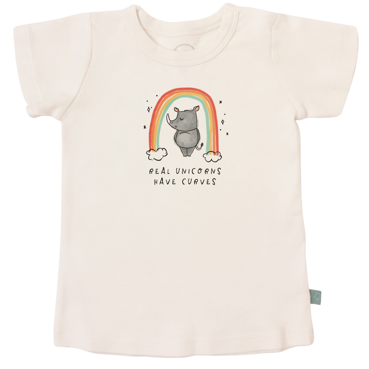 graphic tee | unicorn curves - HoneyBug 