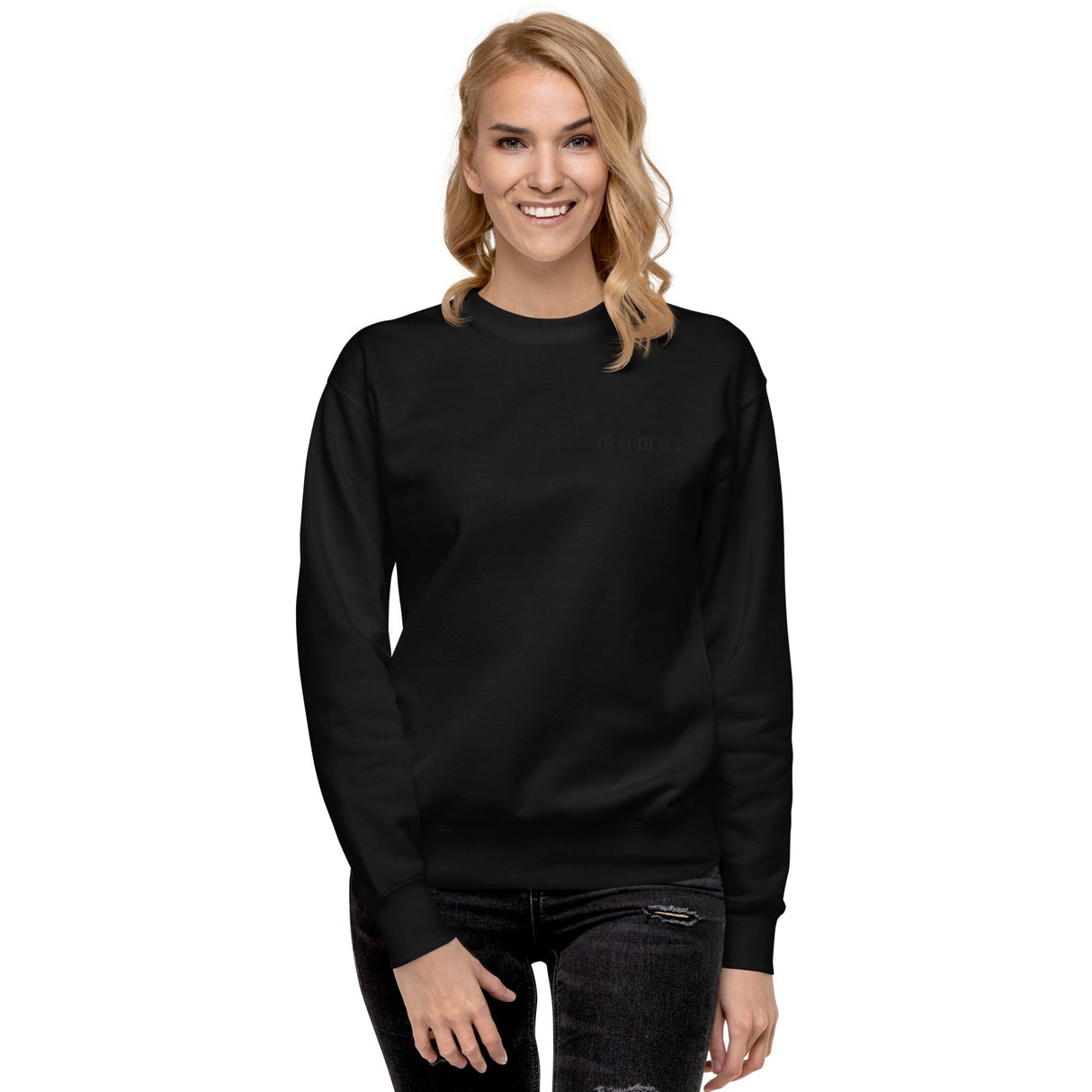 Mama. Embroidered |  Premium Adult Sweatshirt - HoneyBug 