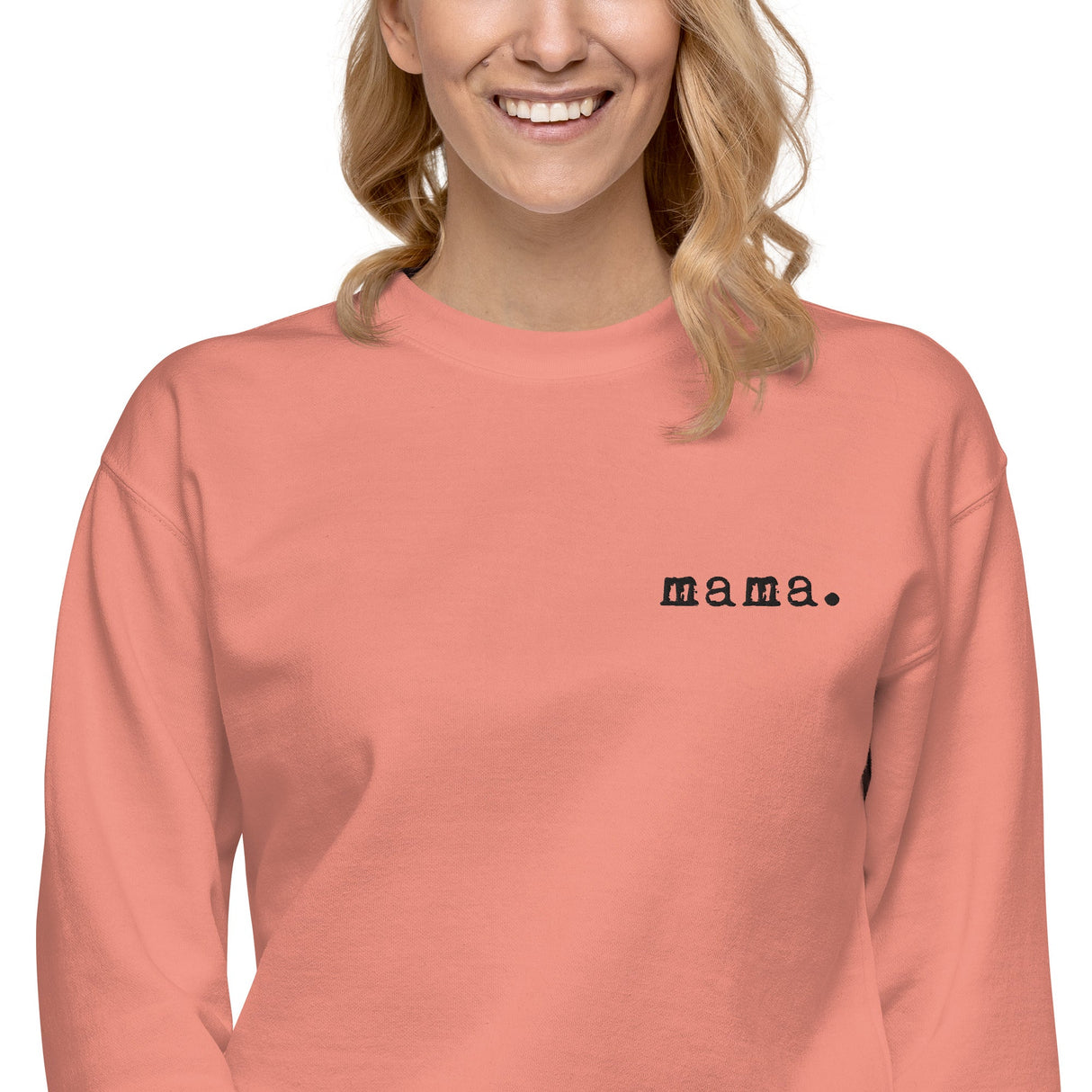 Mama. Embroidered |  Premium Adult Sweatshirt - HoneyBug 