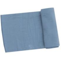 Swaddle Blanket - Solid Blue Shadow