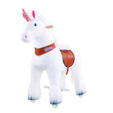 Model U Unicorn Ride-On Toy Age 3-5 White - HoneyBug 