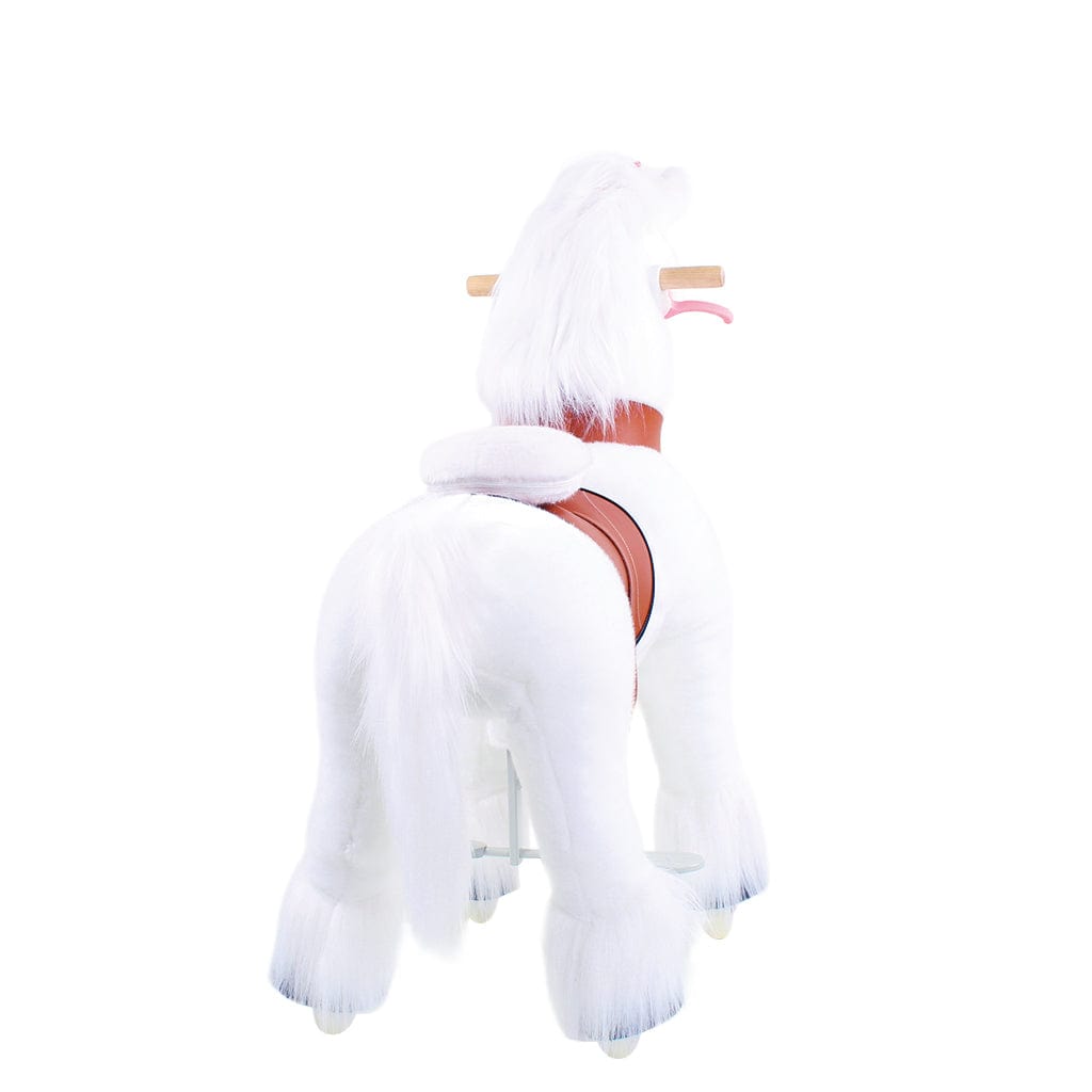 Model U Unicorn Ride-On Toy Age 3-5 White - HoneyBug 