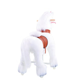 Model U Unicorn Ride-On Toy Age 3-5 White - HoneyBug 