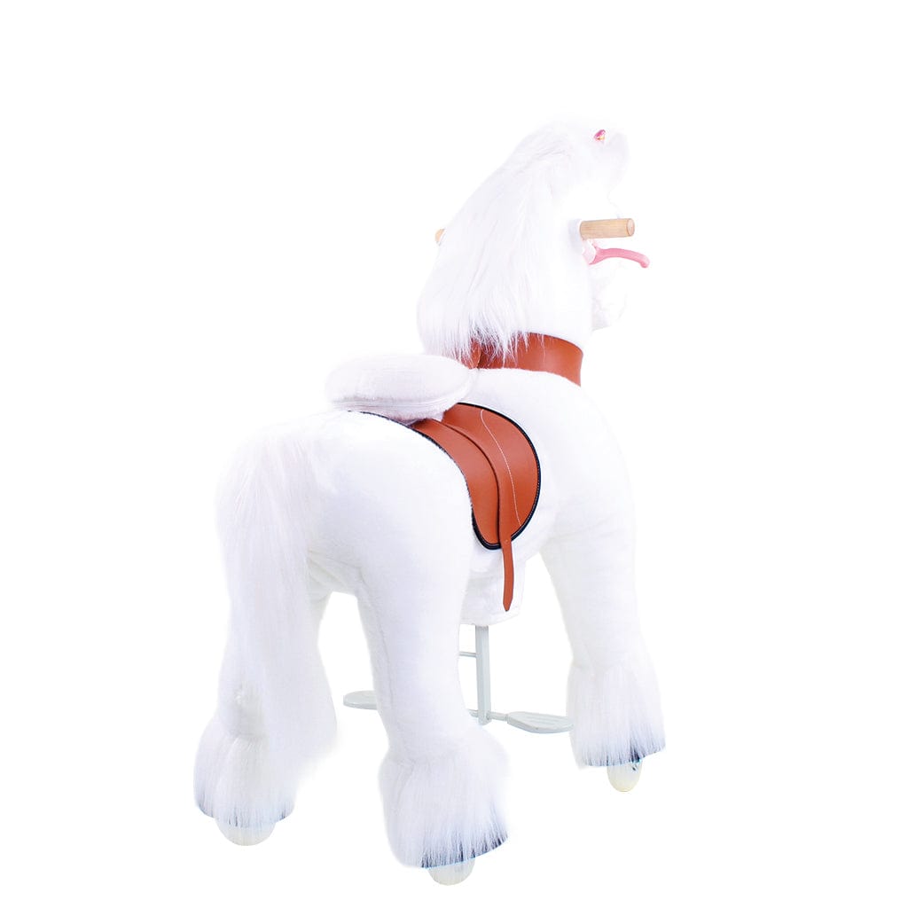 Model U Unicorn Ride-On Toy Age 3-5 White - HoneyBug 