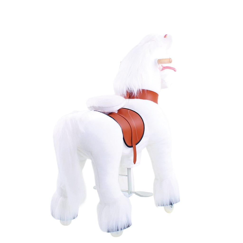 Model U Unicorn Ride-On Toy Age 3-5 White - HoneyBug 