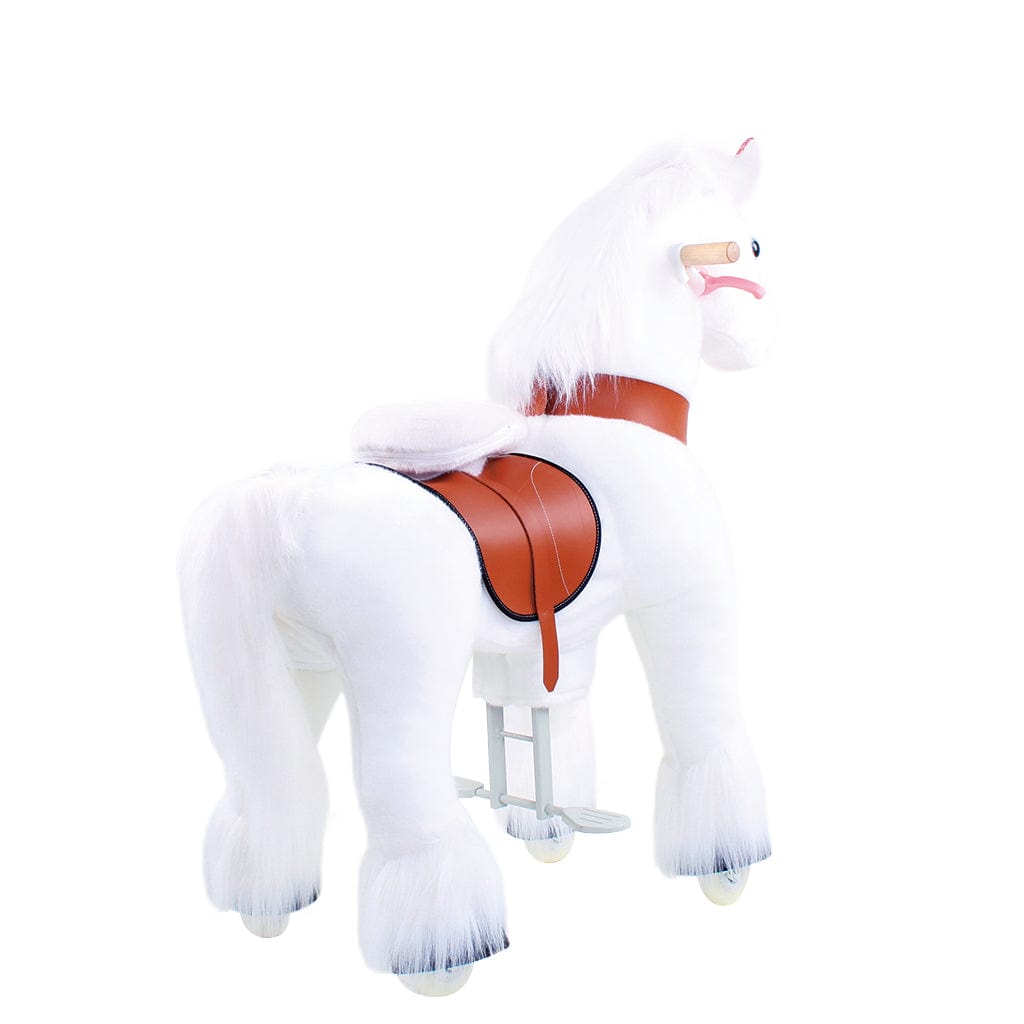 Model U Unicorn Ride-On Toy Age 3-5 White - HoneyBug 