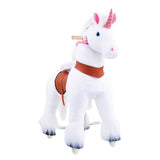 Model U Unicorn Ride-On Toy Age 3-5 White - HoneyBug 