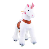 Model U Unicorn Ride-On Toy Age 3-5 White - HoneyBug 